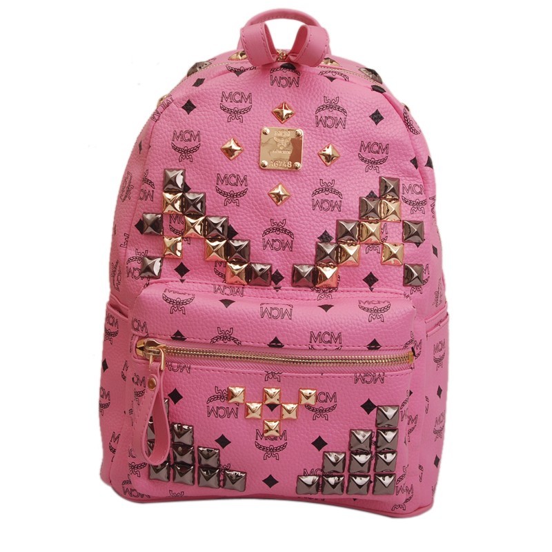 2014 NEW Sytle MCM Studded Backpack NO.0024